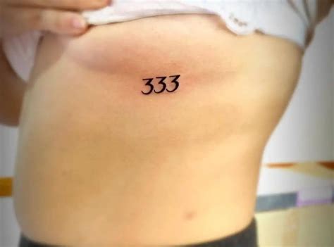 333 Tattoo Meaning And 25 Ideas In 2023