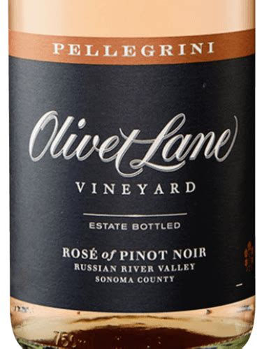 Pellegrini Olivet Lane Vineyard Ros Of Pinot Noir Vivino Us