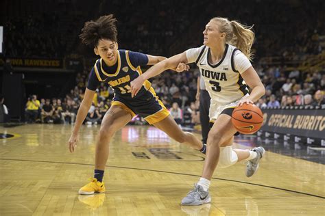 Iowa Womens Basketball Fourth Year Guard Sydney Affolter Stepping Into