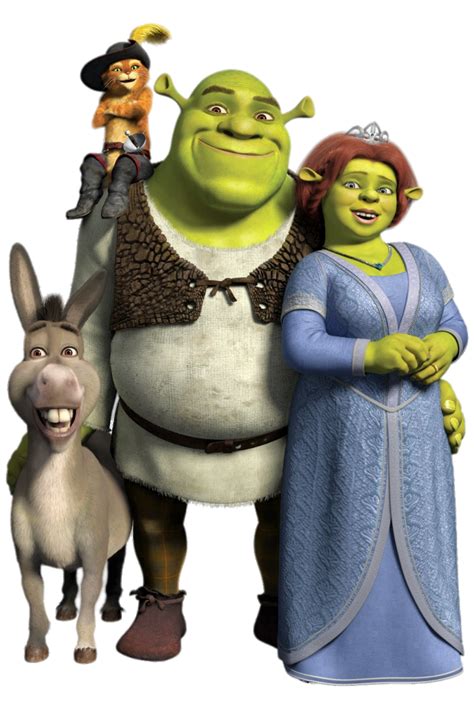 Shrek Fiona And Friends Shrek Character Shrek Animated Movies