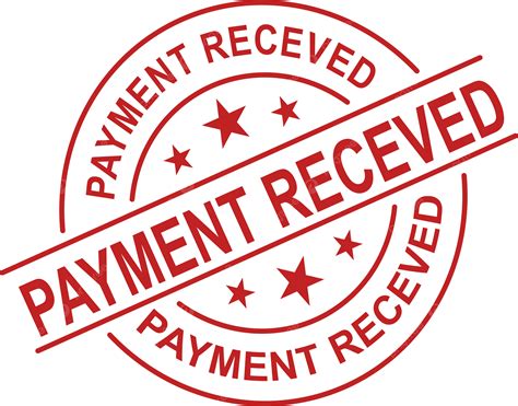 Payment Receved Stamp Design Vector Payment Receved Stamp Design