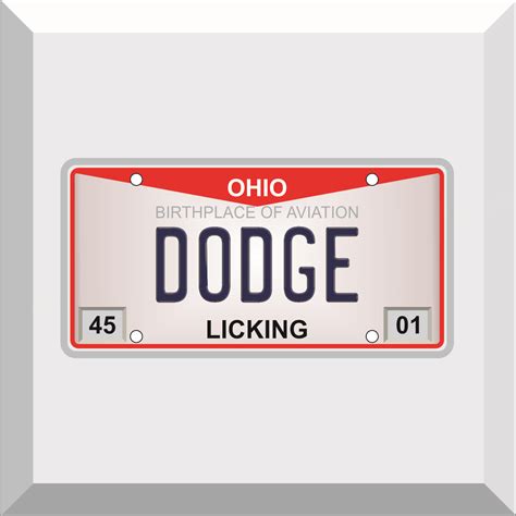 bumper sticker license plate dodge america  sign company