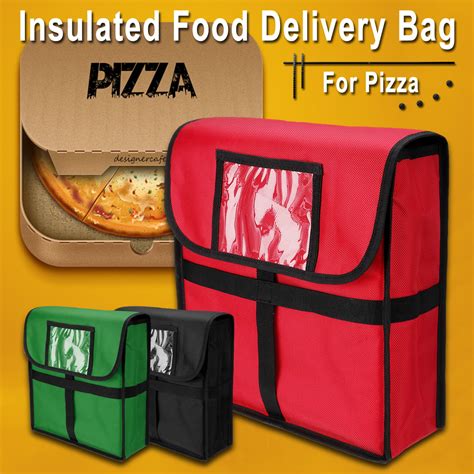 Pizza Delivery Bag Thermal Insulated Pizza Food Boxes Storage X X