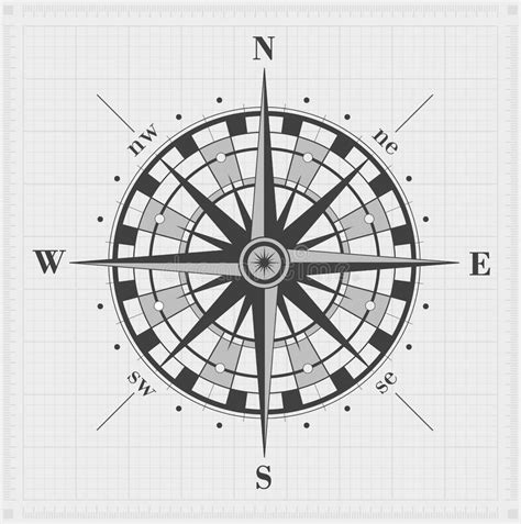 Compass Rose Stock Vector Illustration Of Icon Exploration 35557871