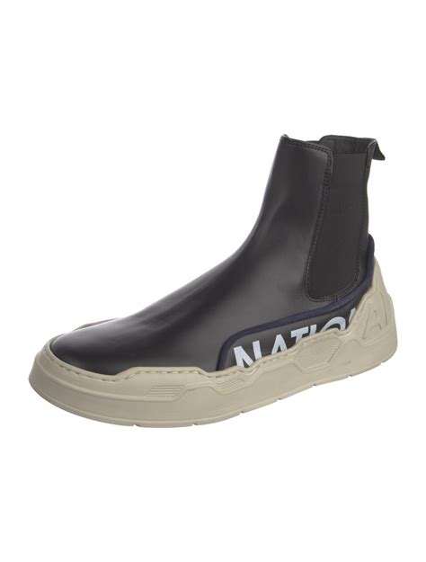 Costume National Leather Sneakers w/ Tags - Black Sneakers, Shoes