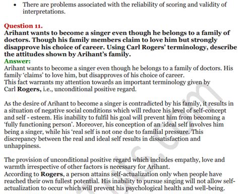 Ncert Solutions For Class 12 Psychology Chapter 2 Self And Personality Cbse Tuts