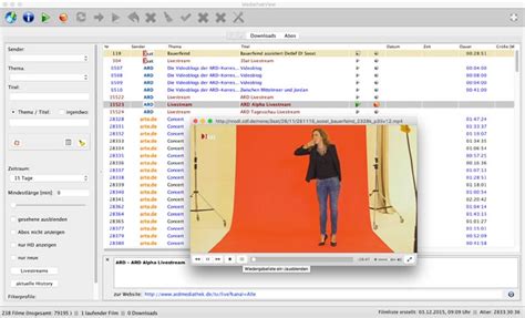 Mediatheken Downloader Mediathekview Für Mac In Version 11 Verfügbar