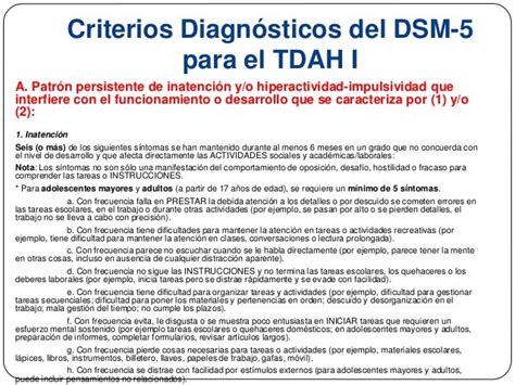 Tdah Dsm 5