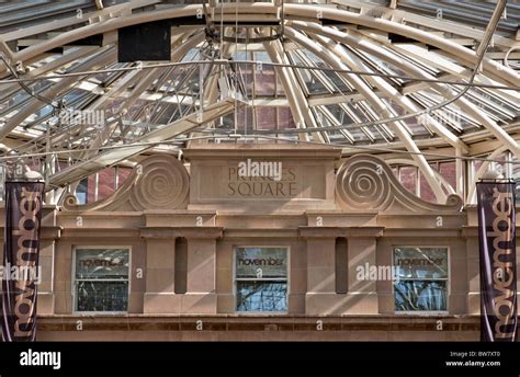 Princes Square An Art Nouveau Style Shopping Mall In Glasgow Stock