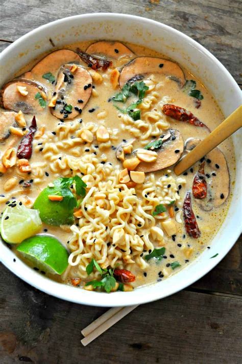 Vegan Spicy Thai Peanut Ramen Rabbit And Wolves