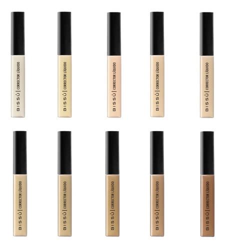 Corrector Liquido Original Bissu Diferentes Tonos Maquillaje