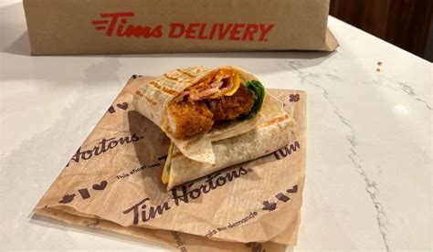 Tim Hortons Crispy Chicken Wrap Mtl Blog