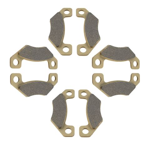 Front Rear Brake Pads Fit For John Deere Gator HPX 04 05 Trail 4x4 10