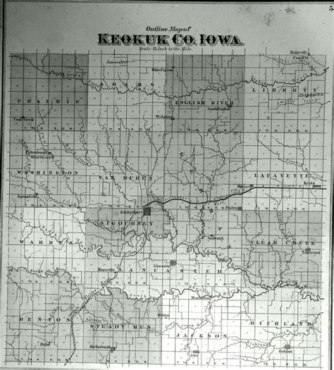 1874 Plat Maps Keokuk County Of Iowa