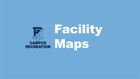 URI Campus Recreation Facility Maps :: Behance