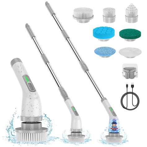 Electric Spin Scrubber, Upgrade 7 in 1 Electric Cleaning Brush,420RPM