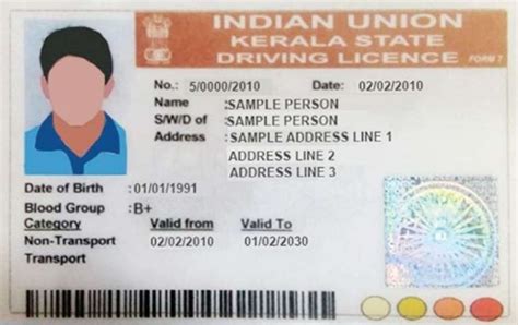 Indian Driving Licence Psd File Groovehon