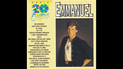 Emmanuel Quiero Dormir Cansado Hq Flac Youtube