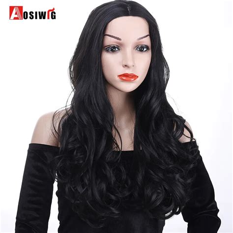 Aosiwig Long Wavy Wig Synthetic Hair Costumes Party High Temperature Fiber Cosplay Wig For Women