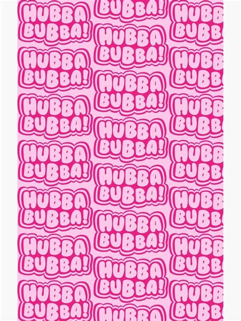 Hubba Bubba Sticker Samsung Galaxy Phone Case For Sale By Liastrazz