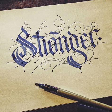 Stronger Calligraphy By Typewa Graffiti Lettering Lettering