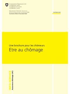 Une brochure pour les chômeurs Etre au chômage une brochure pour les