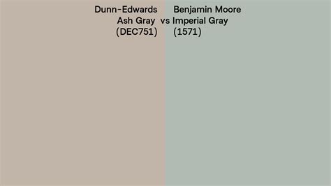 Dunn Edwards Ash Gray DEC751 Vs Benjamin Moore Imperial Gray 1571