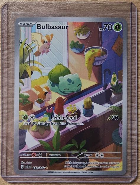 Pokemon TCG Bulbasaur Scarlet Violet 143 142 Stellar Crown