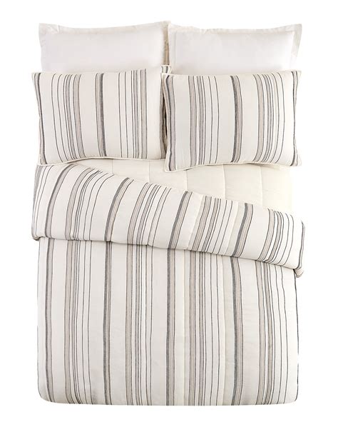 Better Homes And Gardens Ticking Stripe Quilt Full Queen