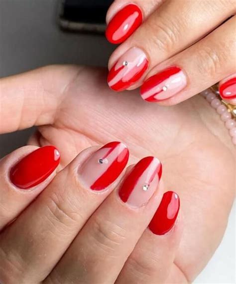 50 Short Red Nails Designs 2024 Tailoringinhindi