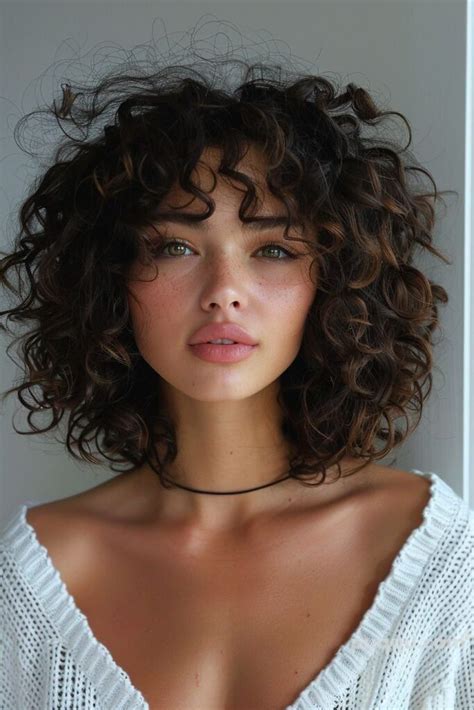 Curtain Bangs Curly Hair Styling Tips Ideas In 2024 Colored Curly