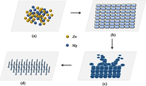 Schematic Diagram Of The Growth Mechanism For Znmgo Nanostructure