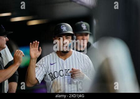 June 18 2024 Rockies Second Baseman Alan Trejo 13 Scores A Run