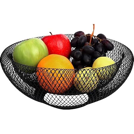 XTRADEFACTORY Corbeille à fruits pain en métal chromé Argent Amazon