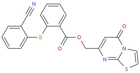 Cyanophenyl Thio Benzoic Acid Oxo Thiazolo A Pyrimidinyl