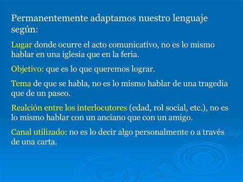 Los Registros De Habla Ppt Descargar