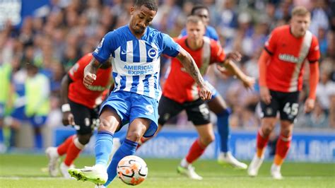 Brighton 4 1 Luton Match Report And Highlights