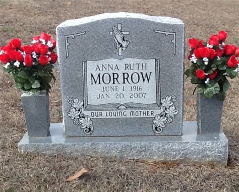 Anna Ruth Morrow Memorial Find A Grave