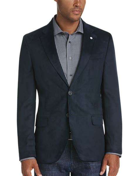 Nautica Navy Microsuede Modern Fit Sport Coat Mens Sport Coats Men