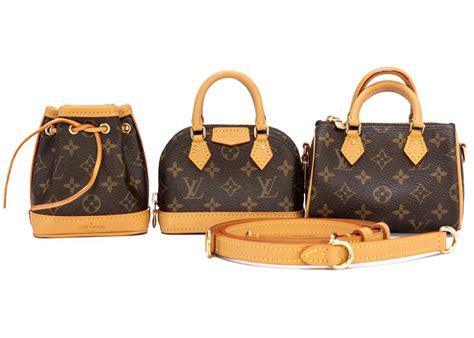 Louis Vuitton Trio Mini Icones Monogram Bag Brown In Coated Canvas With