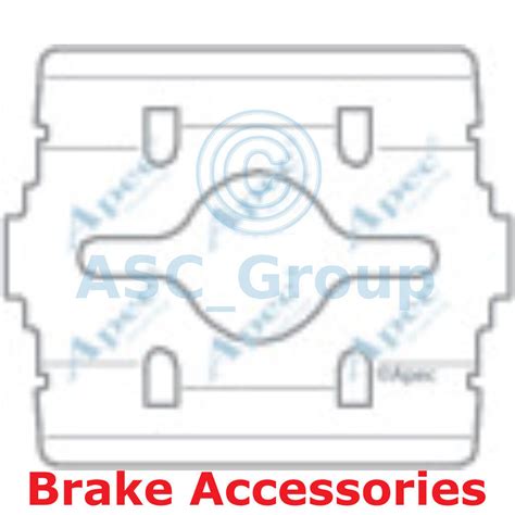 Apec Braking Disc Brake Brembo Pad Fitting Kit Accessory Kit1053 Ebay