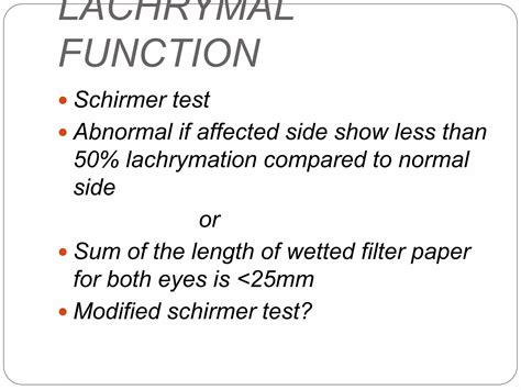 Tests of facial nerve | PPT