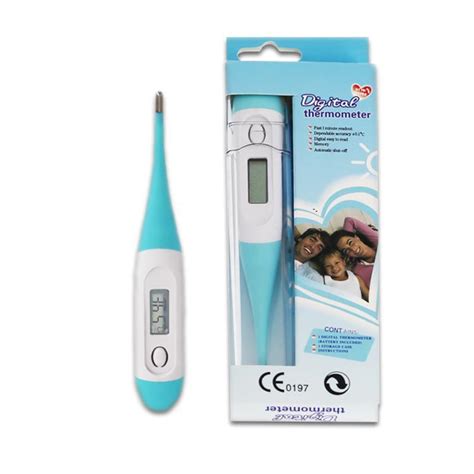 Medical Clinical Home Use Electric Flexible Tip Waterproof Digital