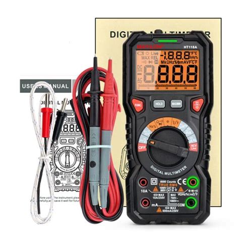 MAYILON HT118A Digital Multimeter Auto Range NCV Hz Ture RMS AC DC 6000