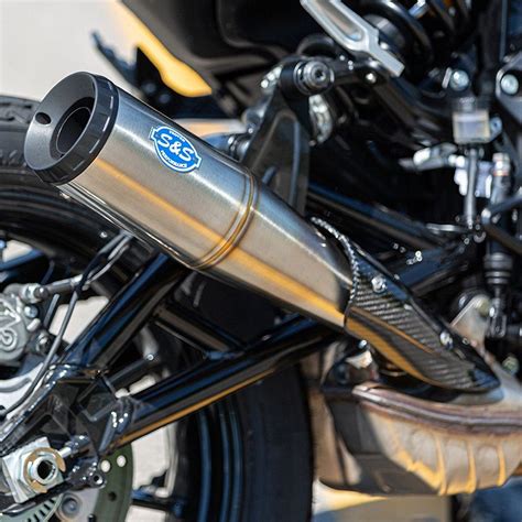 Indian Ftr1200 Sands Cycle Grand National Stainless Steel Slip On Exhaust Moore Speed Racing