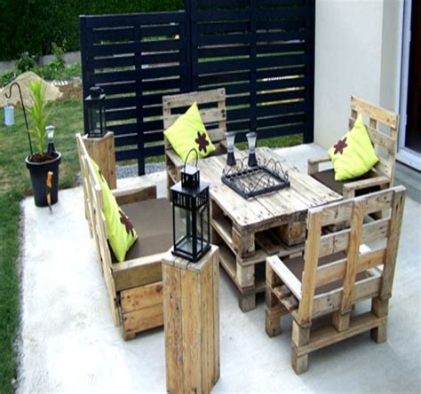 Garden Furniture Made With Pallets | Pallet Ideas: Recycled / Upcycled ...