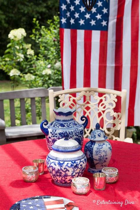 Easy 4th Of July Outdoor Decorations Entertaining Diva