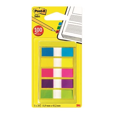 Index Adeziv Din Plastic Post It Cb X Mm Set X File