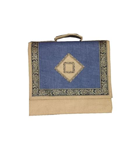 Traditional Yet Modern Design Natural Jute Conference Bag For Promotion