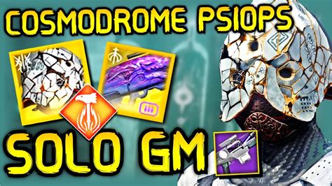 Solo GM PsiOps Battleground Cosmodrome Solar Titan Destiny 2 YouTube